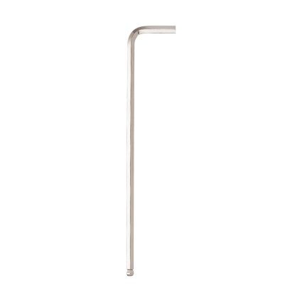 BONDHUS hex wrench 1,5x90mm, L-shaped, CrV steel, chromium-plated, elongated