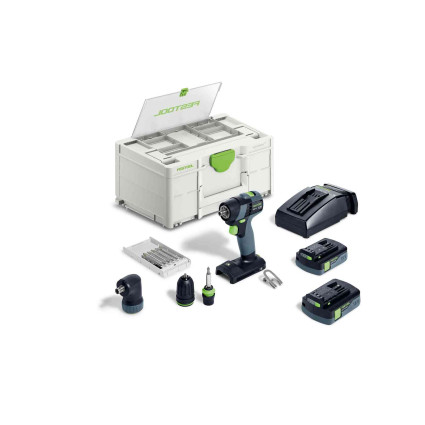 Акумуляторний дриль-шурупокрут FESTOOL - TXS 18 C 3,0-Set; безщітковий двигун EC-TEC (576896)
