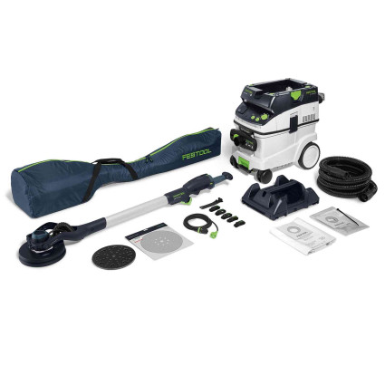 Шлифмашина FESTOOL - PLANEX LHS 2-M 225 EQ/CTL 36-Set; 400 Вт, 225 мм; 5000 - 8500 об/мин (577457)