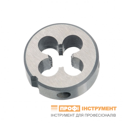 Плашка VOLKEL BSF 1/2"х16, HSS, DIN 223 (DIN EN 22568), 38x10 мм, резьба BS 84, для ручного использования VS, неабразивные материалы до 800 Н/кв.мм (22822)