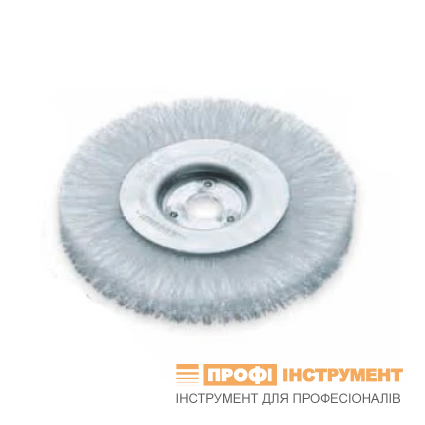 Cylindrical brush 100x13x13 mm, corrugated polyamide 0,5 mm, 6000 rpm