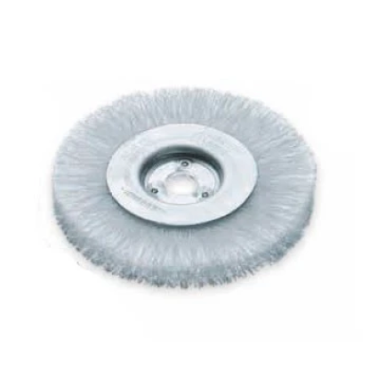 Cylindrical brush 100x13x13 mm, corrugated polyamide 0,5 mm, 6000 rpm