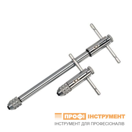 Метчикодержатель PROFITOOL цанговый с трещоткой №20; М5-12, 7/32"-1/2"; размер захвата 4,5-8,0 мм; L=300 мм (49013)