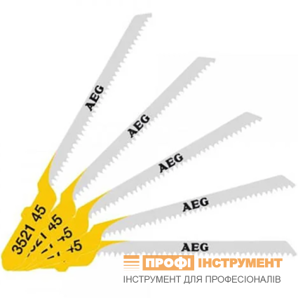 Jigsaw blades T101AO, pitch 1,35 mm, clean, curly cut, 5 pieces,