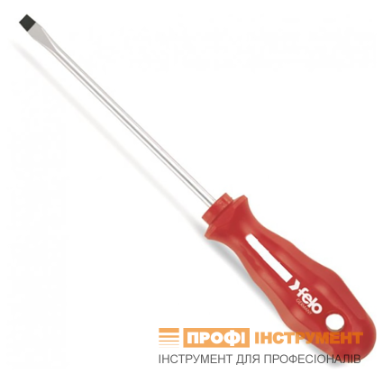 Викрутка слюсарна FELO 5,5х1,0х125х99 мм, кварцове мікротекстурування ручки, ERGO. (60055410)