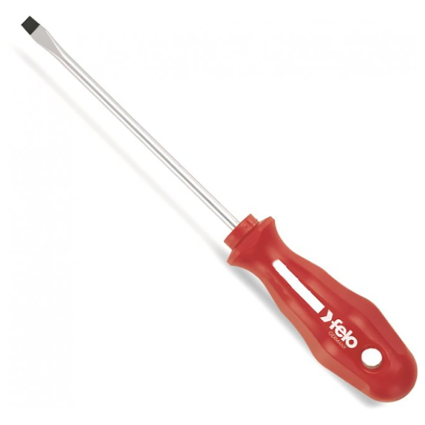 Викрутка слюсарна FELO 5,5х1,0х125х99 мм, кварцове мікротекстурування ручки, ERGO. (60055410)