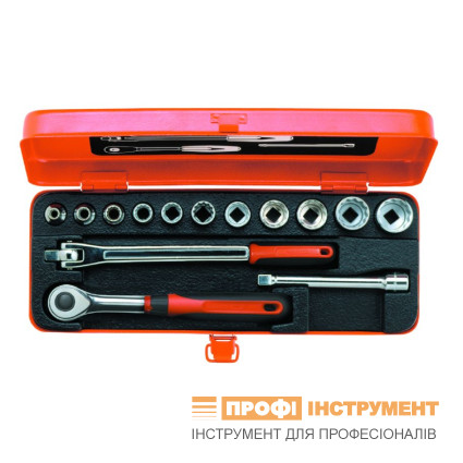 Набір головок торцевих BAHCO 3/8" 1/4-7/8" 14 шт (A7440DZE)