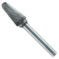 Rounded Cone Carbide Burr 10x20x65 mm Type L (KEL), Cut 6, 6 mm Shank MAYKESTAG (0789606110100)