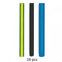 Набір трубок термостягуючих для кабелів STEINEL - Heat-shrinkable tubing 3,2 - 9,5 мм 16 шт (035303)