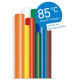 Стержни термоклеевые STEINEL - Low Temp Color 7 мм цветные, 96 г (16 шт) (084646)