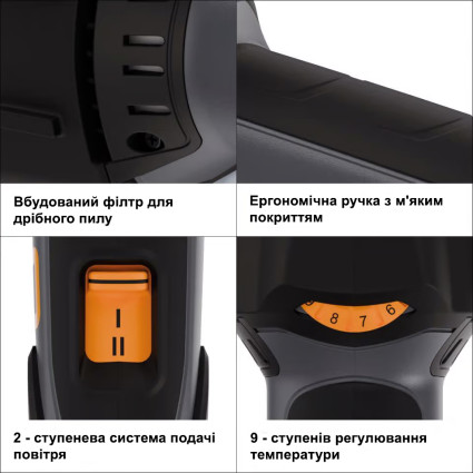 Термоповітродувка STEINEL HM 2220 E (089474)