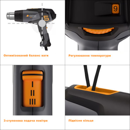 Термовоздуходувка STEINEL PRO HM 2120 E Folding box (089603)