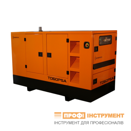 Diesel power station GENERGA TD60PSA+ATS in a soundproof casing (TD60PSA+ATS)