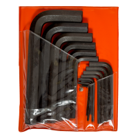 Set of BAHCO L-shaped extended hex keys 2 - 22 mm 15 pcs. (1995M/15T)