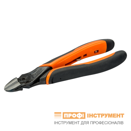 Side cutters BAHCO 125 mm, Piano = 1,6 mm, Fe = 1,8 mm, CuZn = 1,8 mm, Cu = 2,0 mm, return spring, ERGO (2101G-125)