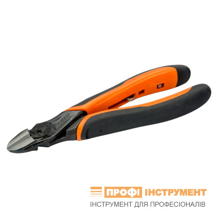 Side cutters 160 mm, Piano=2,0 mm, Fe= 2,5 mm, CuZn=2,5 mm, Cu=2,75mm, spring, ERGO,