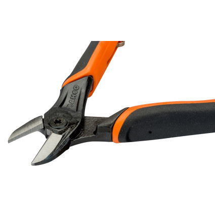 Side cutters 160 mm, Piano=2,0 mm, Fe= 2,5 mm, CuZn=2,5 mm, Cu=2,75mm, spring, ERGO,