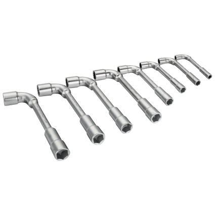 Set of double-ended bent socket wrenches BAHCO 8, 10, 11, 13, 16, 17, 18 and 19 mm (8 pcs.) (28M/8)