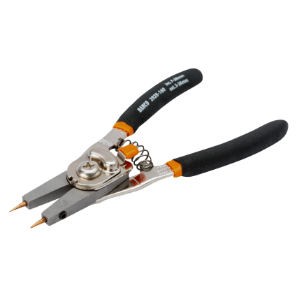 BAHCO 160mm External and Internal Stop Port Ring Pliers with Replaceable Tips (2928-160)