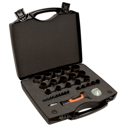 Set of punches for soft materials BAHCO 2 - 50 mm (400.002.050)