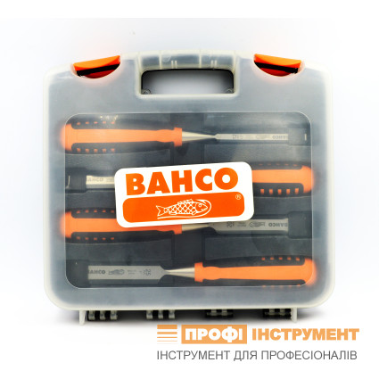 Set of BAHCO professional chisels 12x140 mm, 18x140 mm, 20x140 mm, 25x140 mm; ISO 2729 (424P-S4-PC)