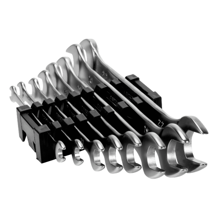 Set of BAHCO double-ended open-end wrenches 6 - 22 mm (6M/8C)