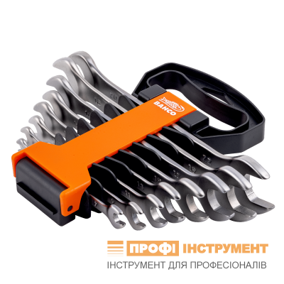 Set of BAHCO double-ended open-end wrenches 6 - 22 mm (6M/SH8)
