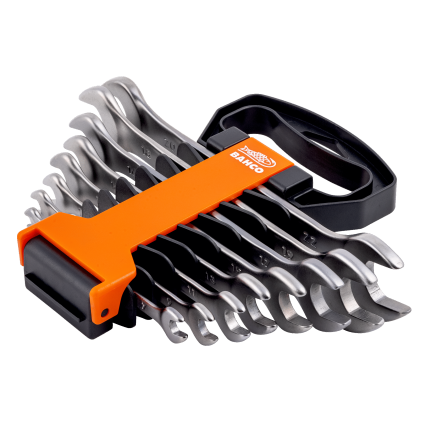 Set of BAHCO double-ended open-end wrenches 6 - 22 mm (6M/SH8)