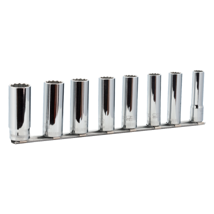 BAHCO Extended Socket Set 10-19mm (7408MD)