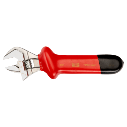 BAHCO adjustable insulated wrench with 0-29 mm measuring scale and central screw (8072V) BAHCO adjustable insulated wrench with 0-29 mm measuring scale and central screw (8072V)