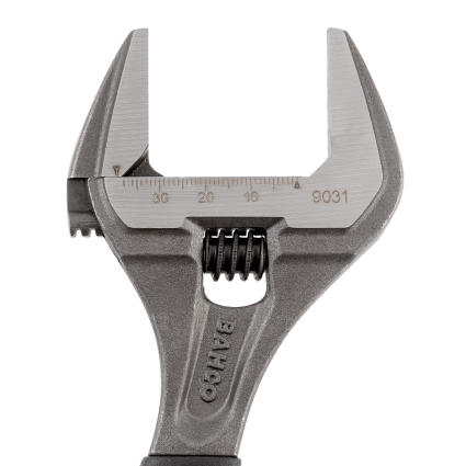 BAHCO adjustable wrench with 0-46 mm measuring scale and ERGO handle (9033)