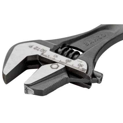 Adjustable wrench BAHCO ERGO™ 90P with central nut, rubber grip (9071P)