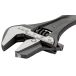 Adjustable wrench BAHCO ERGO™ 90P with central nut, rubber grip (9071P)