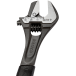 Adjustable wrench BAHCO ERGO™ 90P with central nut, rubber grip (9071P)