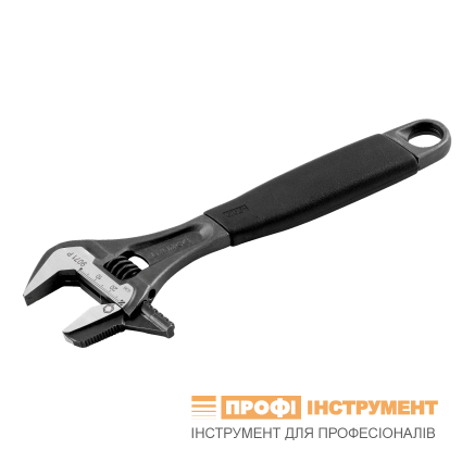 Adjustable wrench BAHCO ERGO™ 90P with central nut, rubber grip (9071P)