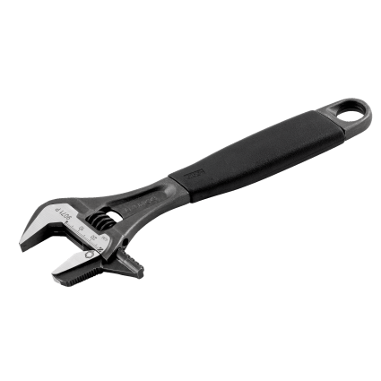 Adjustable wrench BAHCO ERGO™ 90P with central nut, rubber grip (9071P)