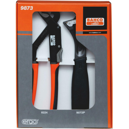 BAHCO ERGO 9027P, 8224 (9873) plumbing tool set