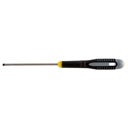 BAHCO screwdriver, 0.8x4.0x100x122 mm slot, with rubber handle (BE-8040)