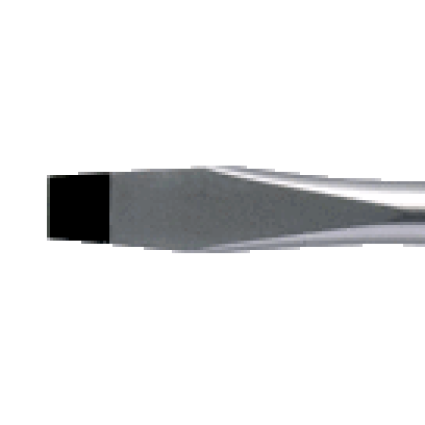 BAHCO screwdriver, 1.2x6.5x125x122 mm slot, with rubber handle (BE-8155)
