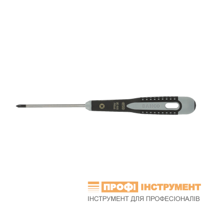 BAHCO PH0x60x103mm Screwdriver with Rubber Handle (BE-8600)