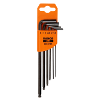 BAHCO L-Shaped Hex Key Set 1.5 - 5 mm, 6 pcs. (BE-9765)
