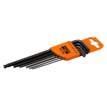 BAHCO L-Shaped Hex Key Set 1.5 - 5 mm, 6 pcs. (BE-9765)