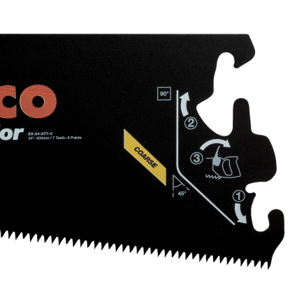 BAHCO Superior™ 550mm Replacement Blade for Cutting Rough and Thick Materials (EX-22-XT7-C)