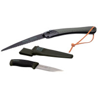 BAHCO folding saw set with 220 mm blade + knife with 102 mm blade (LAP-KNIFE)