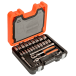Набір головок торцевих BAHCO S400 1/2" 10-32 мм і ключів комбінованих 7-19 мм 40шт (S400)