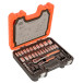 Socket Set BAHCO with 1/4" and 1/2" Drive 77 pcs in Case (S800)