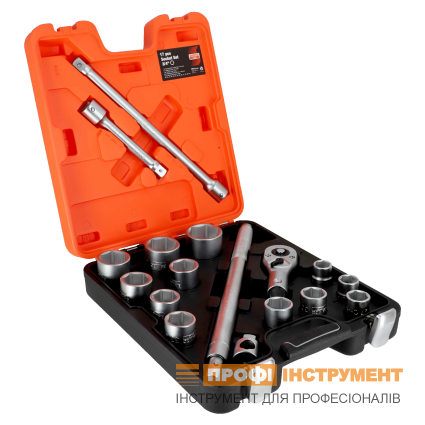 BAHCO Metric Hex Socket Set 22-50mm (SLX17)