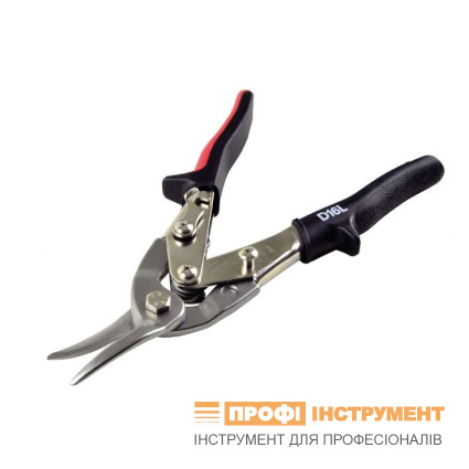 Ножиці по металу BESSEY 240 мм фігурні; прямий і лівий фігурний різ (D16L)