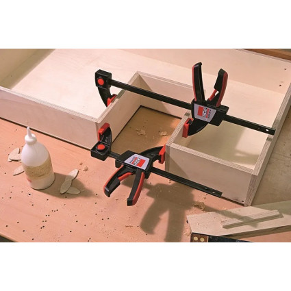 Струбцина одноручна BESSEY EZL 300х80 мм, затиск 0-300 мм, розтуляння 160-450 мм, зусилля до 2700 Н, 0,68кг (EZL30-8)