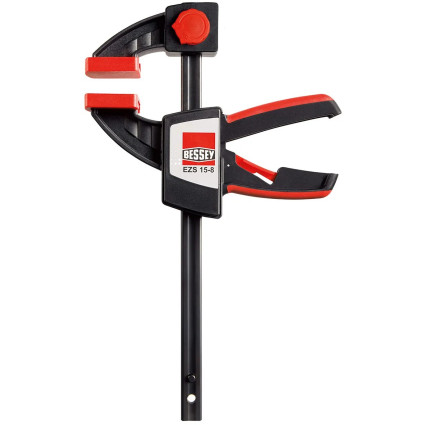 Струбцина одноручна BESSEY EZL 300х80 мм, затиск 0-300 мм, розтуляння 160-450 мм, зусилля до 2700 Н, 0,68кг (EZL30-8)